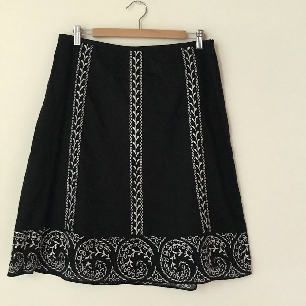 Ann Taylor Embroidered Skirt